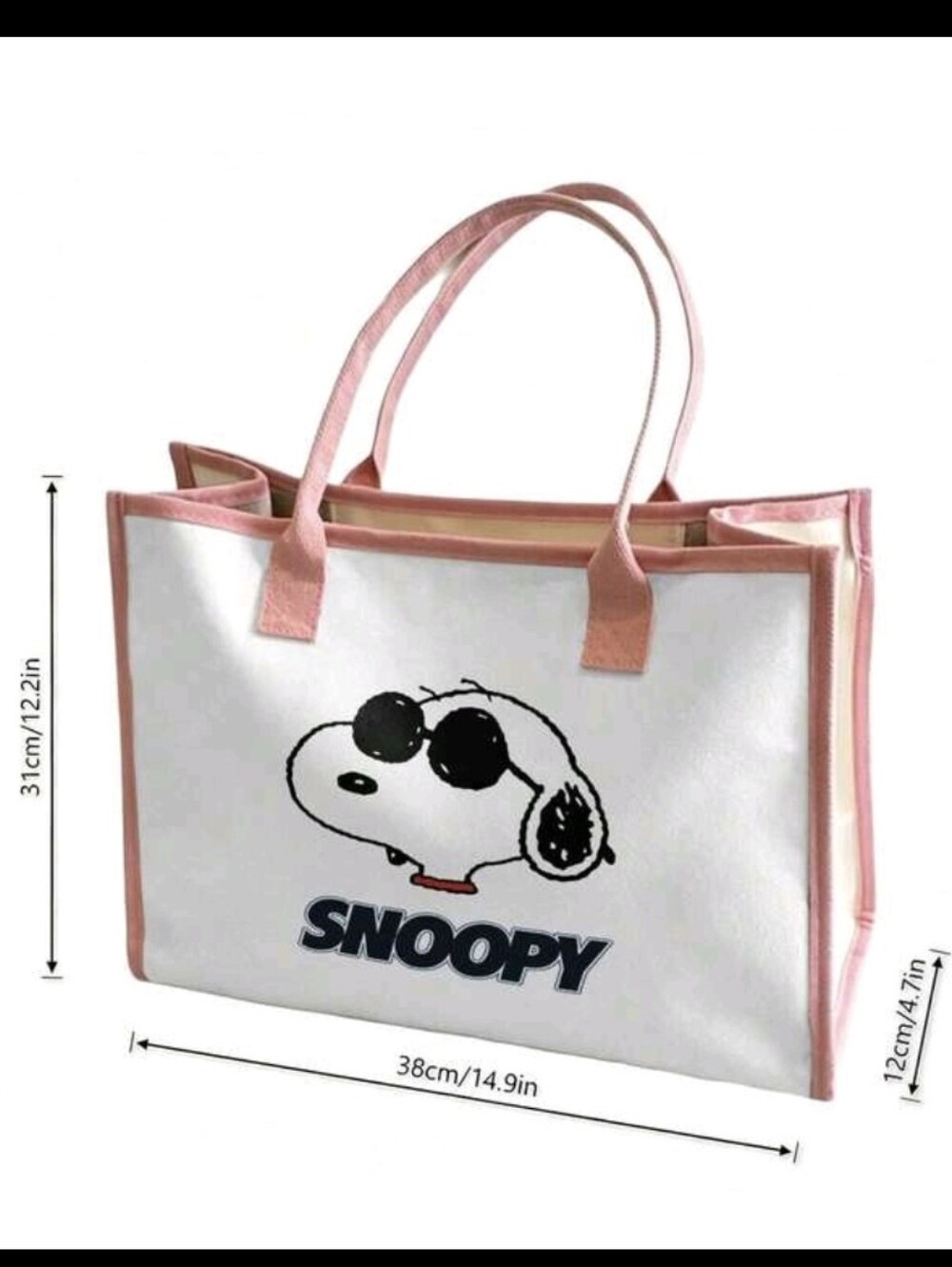 Snoopy Canvas Tote Bag - Picture 3 of 3